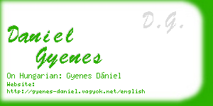 daniel gyenes business card
