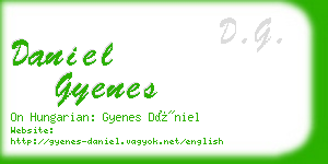 daniel gyenes business card